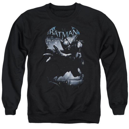 Batman Arkham Origins Out Of The Shadows Mens Crewneck Sweatshirt Black
