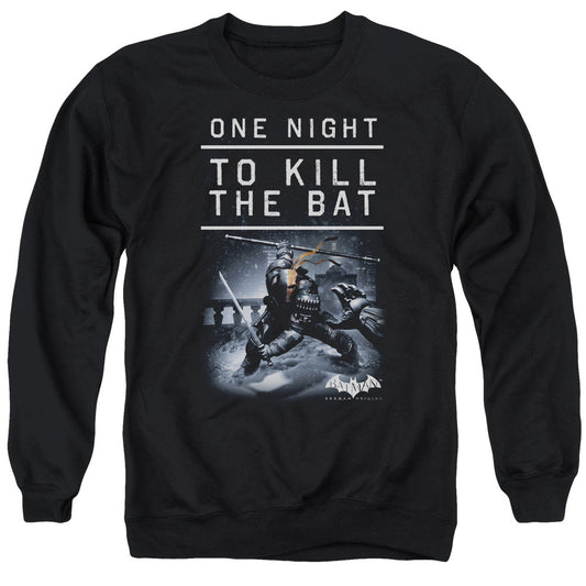 Batman Arkham Origins One Night Mens Crewneck Sweatshirt Black