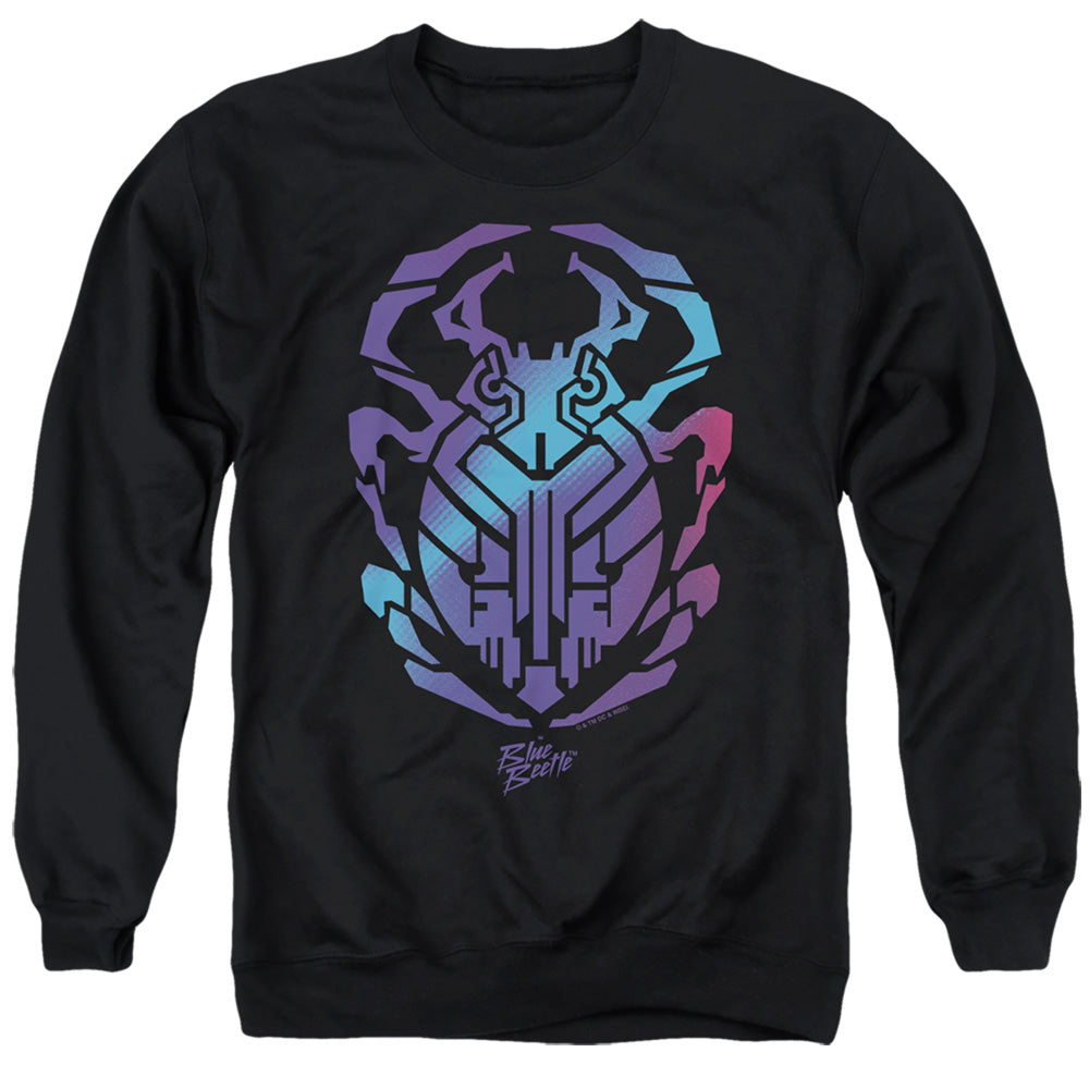 Blue Beetle (2023) Scarab Mens Crewneck Sweatshirt Black Officially Licensed