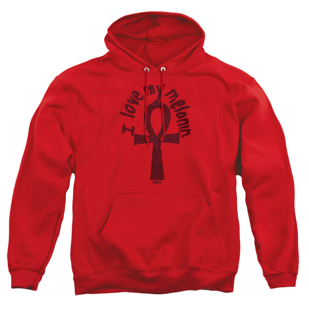 Bet I Love My Melanin Mens Hoodie Red Officially Licensed