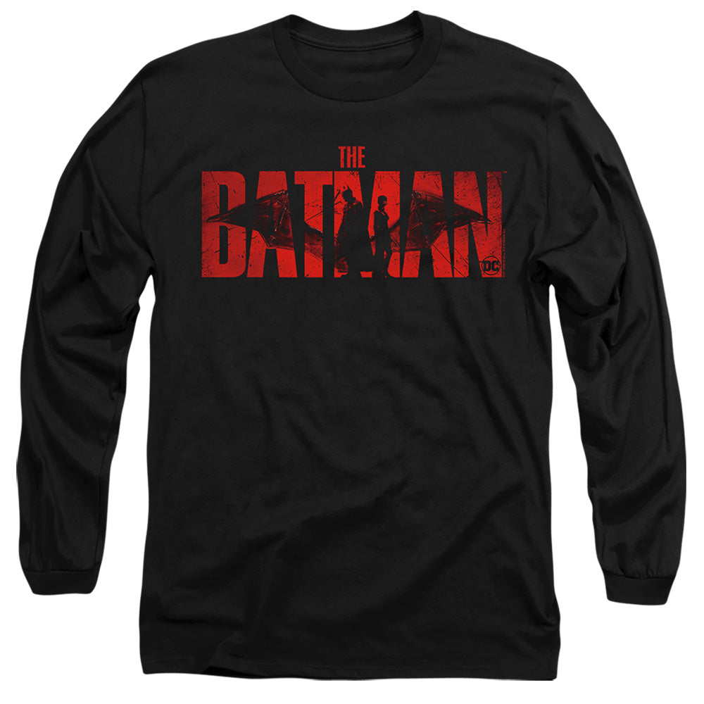 The Batman And Catwoman Mens Long Sleeve Shirt Black Officially Licensed