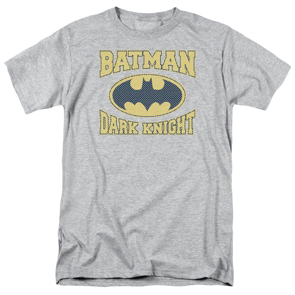 Batman Dark Knight Jersey Mens T Shirt Athletic Heather Officially Licensed