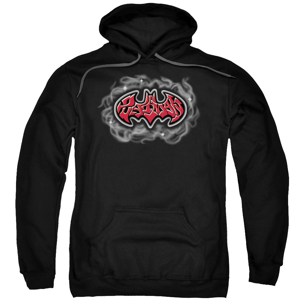 Batman Hip Hop Logo Mens Hoodie Black Officially Licensed