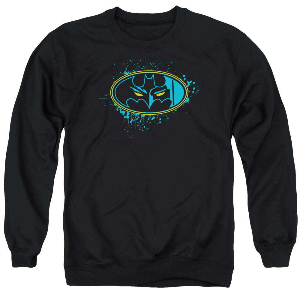 Batman Eyes In The Darkness Mens Crewneck Sweatshirt Black