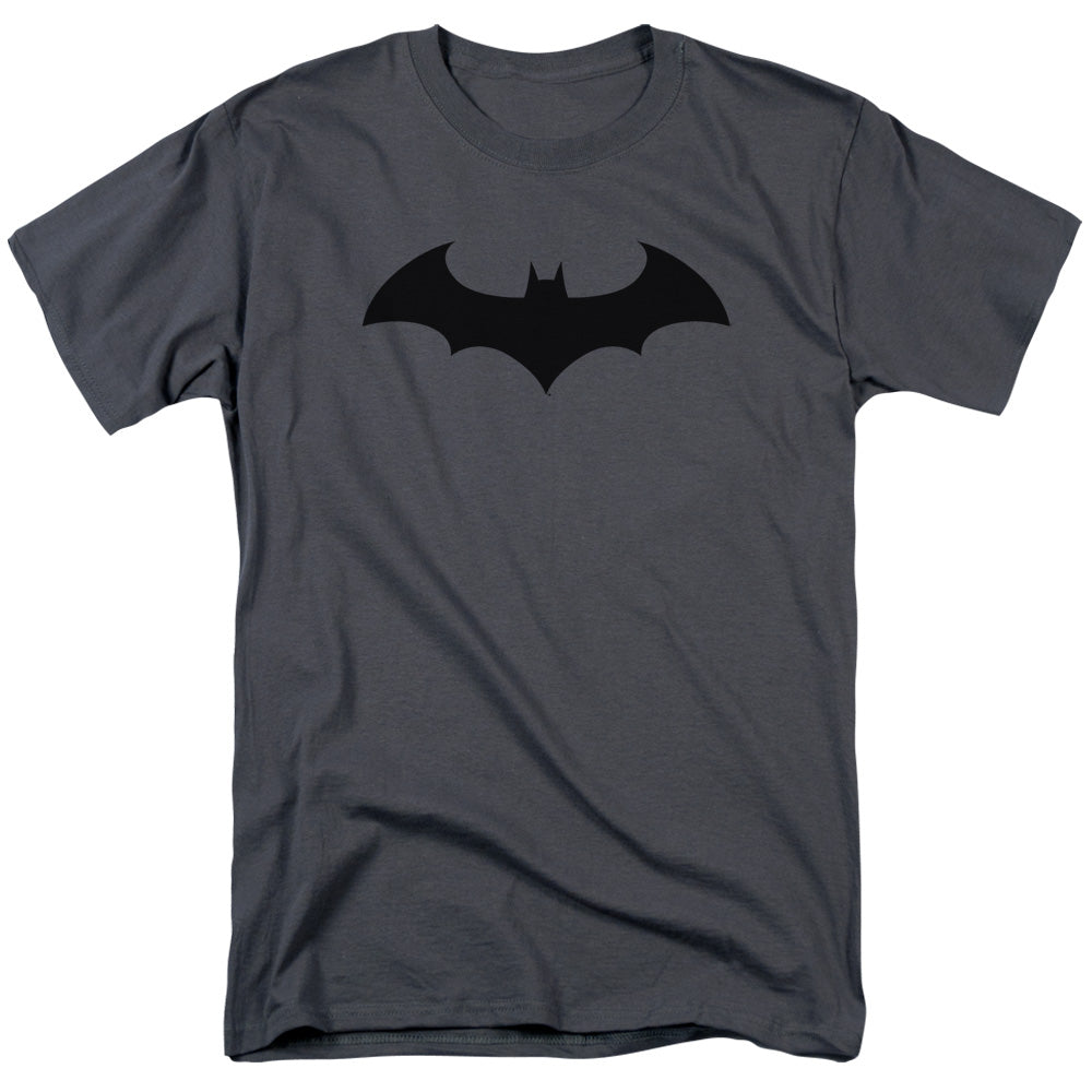 Batman Hush Logo Mens T Shirt Charcoal Officially Licensed