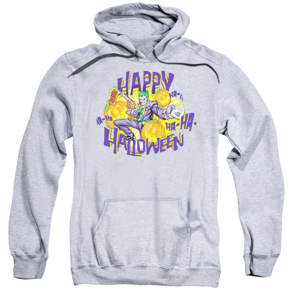 Batman Ha Ha Halloween Mens Hoodie Athletic Heather Officially Licensed
