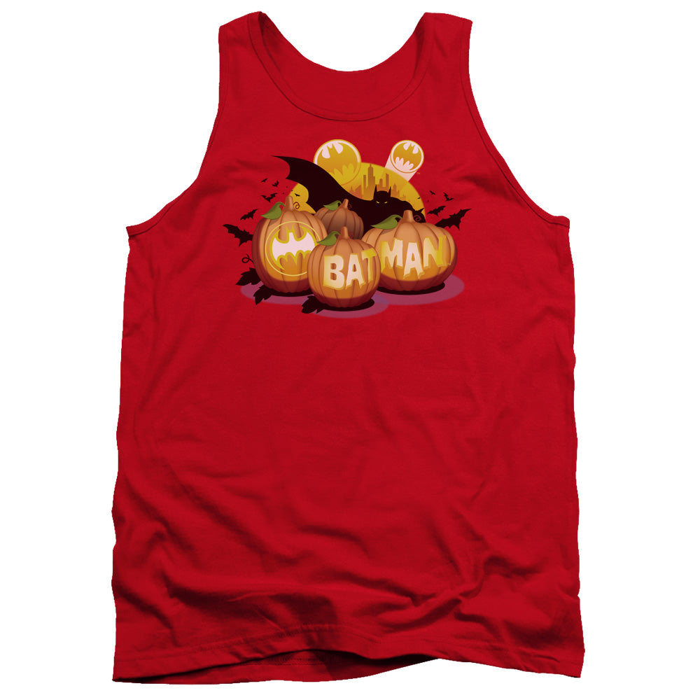 Batman Bat O Lanterns Mens Tank Top Shirt Red Officially Licensed