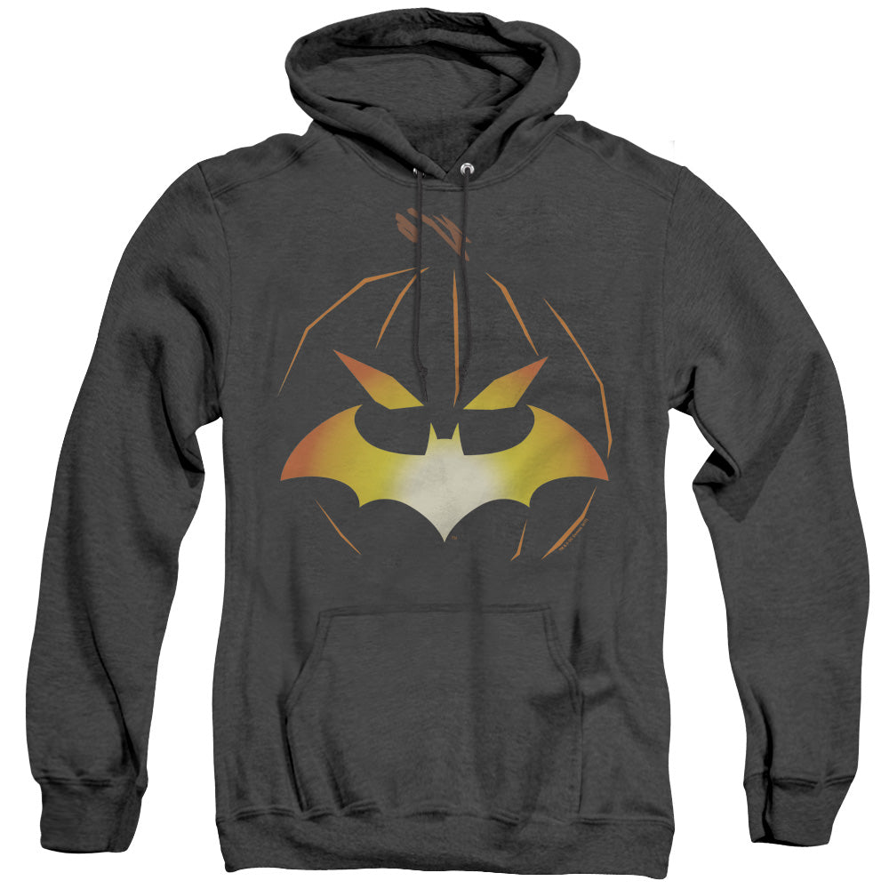 Batman Jack Obat Heather Mens Hoodie Black Officially Licensed