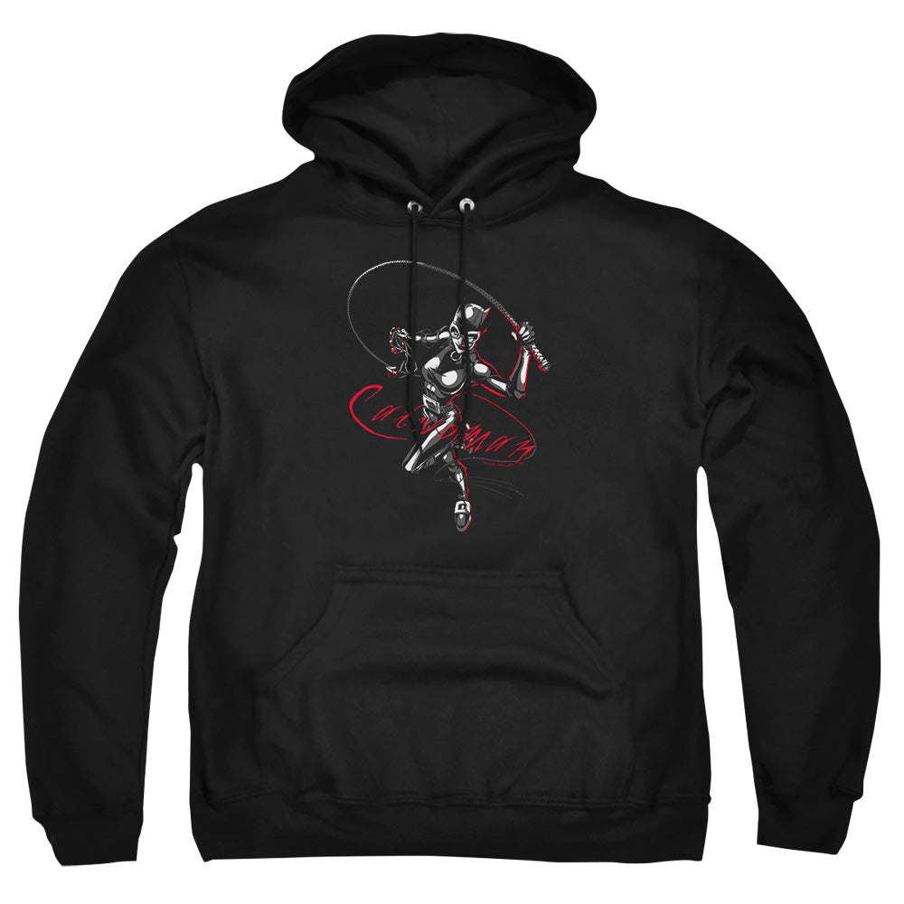 Batman Kitten With A Whip Mens Hoodie Black Officially Licensed