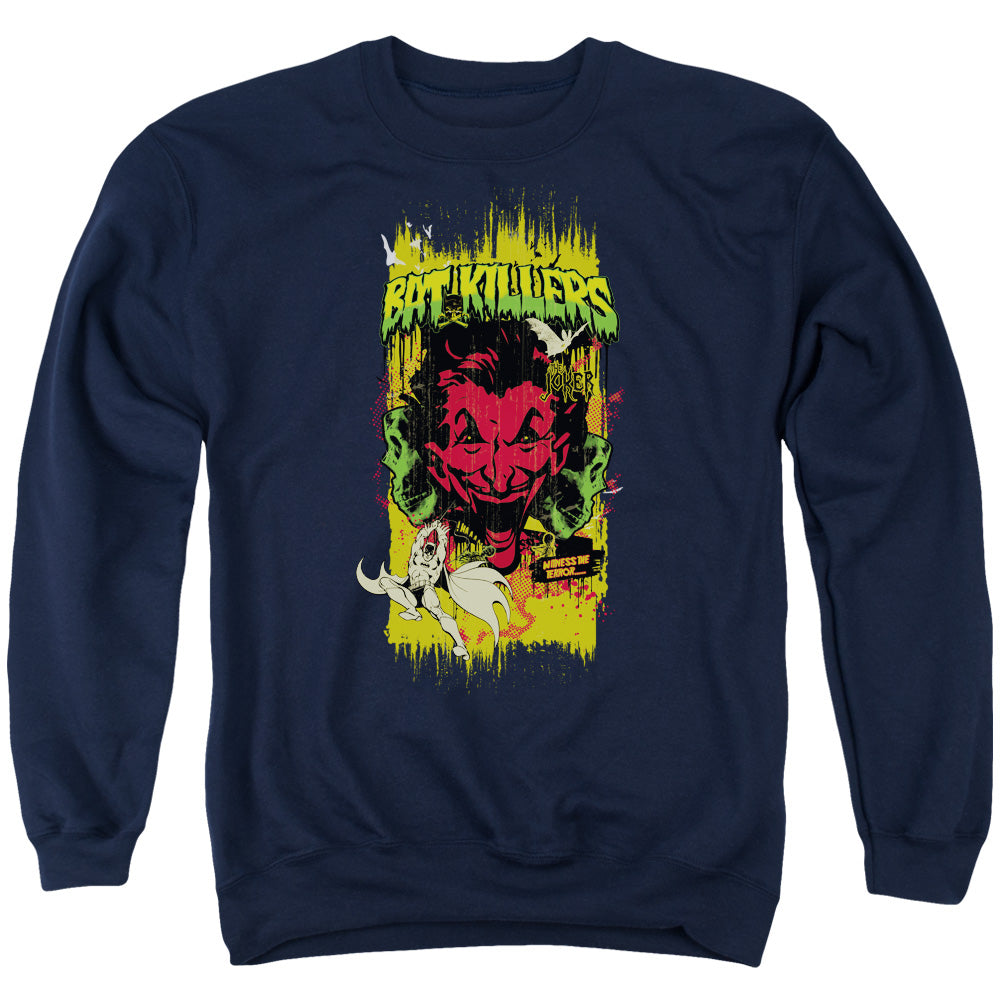 Batman Bat Killers 2 Mens Crewneck Sweatshirt Navy