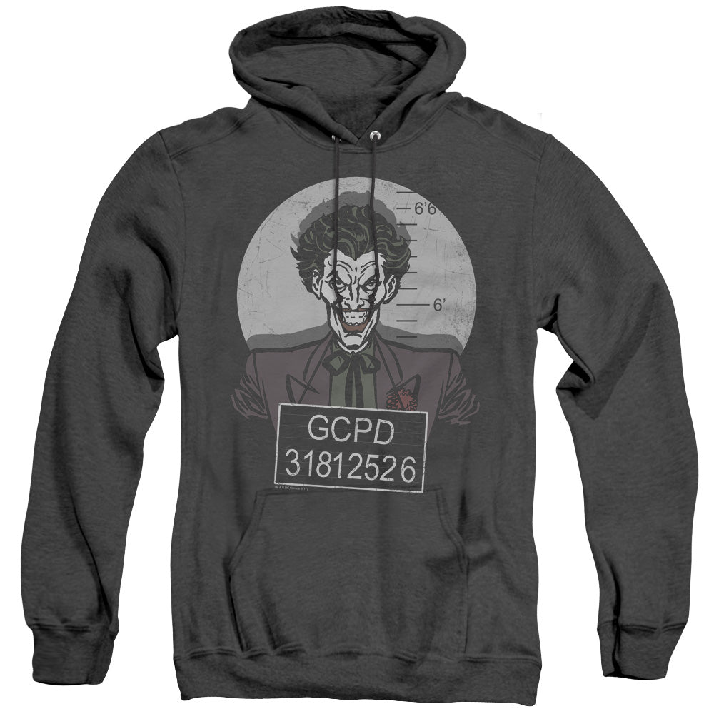 Batman Busted! Heather Mens Hoodie Black Officially Licensed