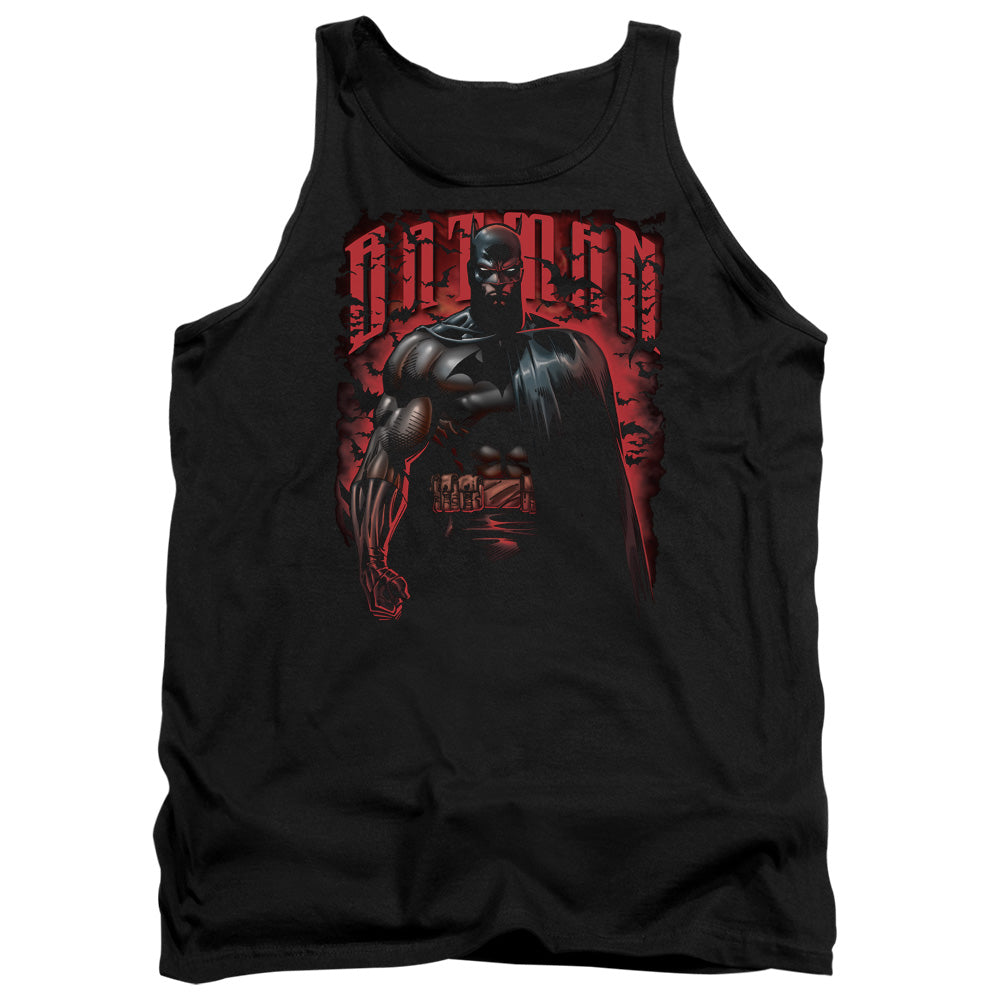 Batman Red Knight Mens Tank Top Shirt Black Officially Licensed