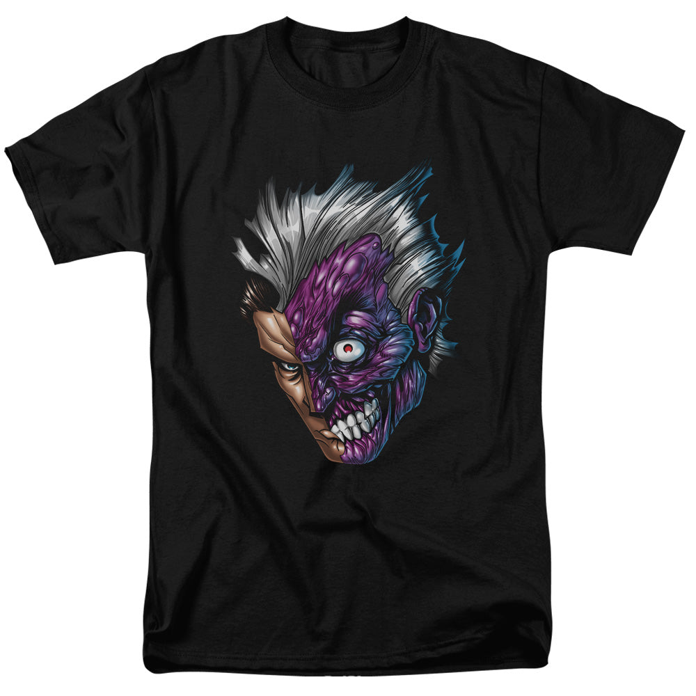 Batman Just Face Mens T Shirt Black Officially Licensed