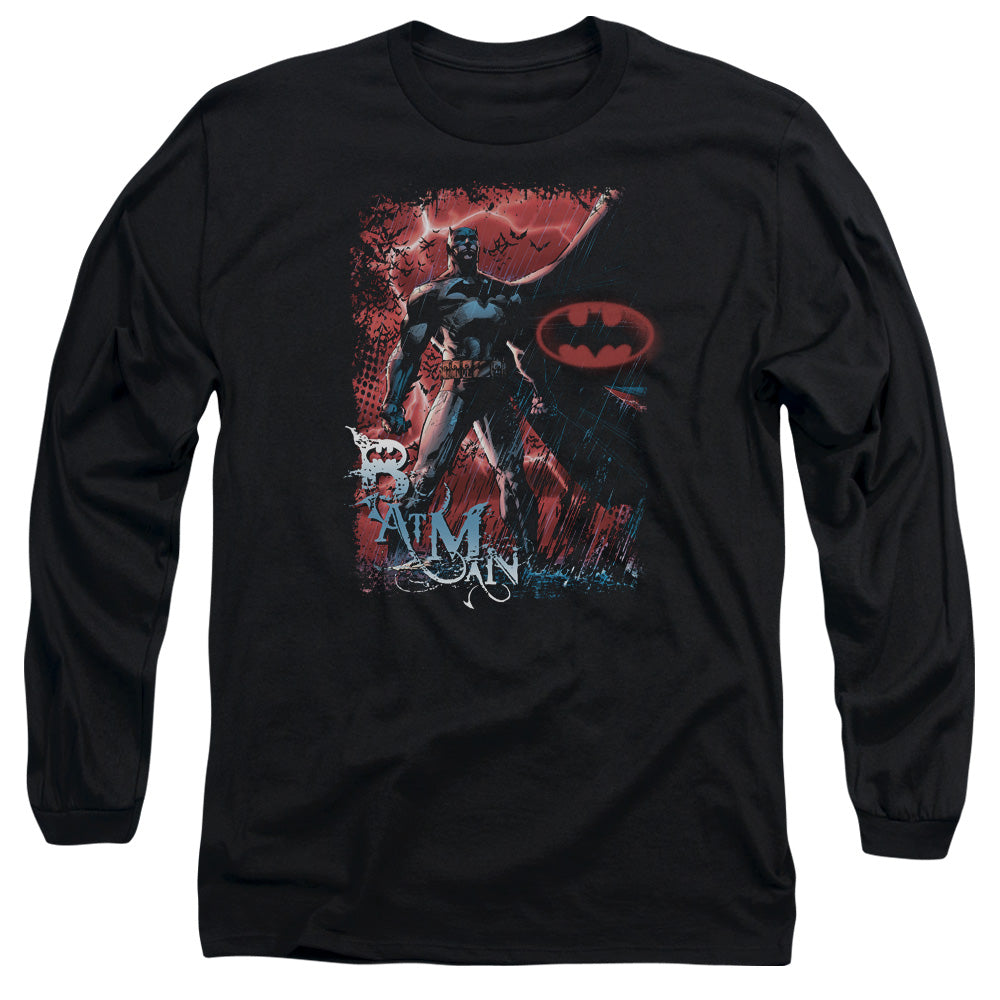 Batman Gotham Reign Mens Long Sleeve Shirt Black Officially Licensed