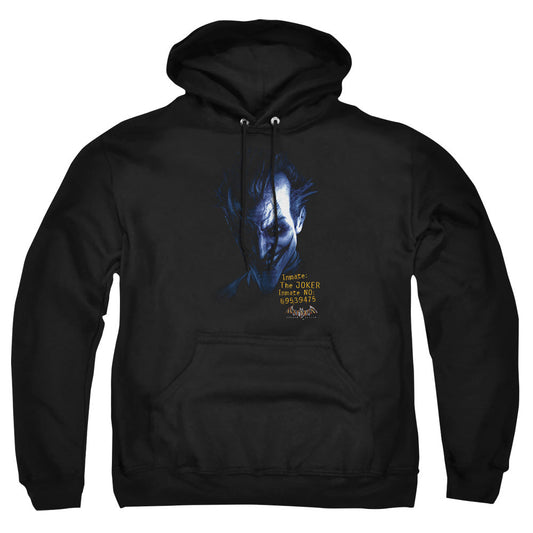 Batman Aa Arkham Joker Mens Hoodie Black Officially Licensed