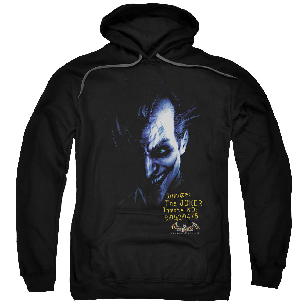 Batman Aa Arkham Joker Mens Hoodie Black Officially Licensed
