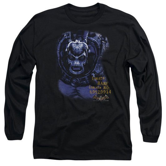 Batman Aa Arkham Bane Mens Long Sleeve Shirt Black Officially Licensed