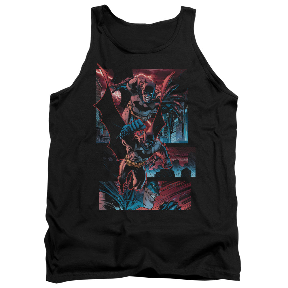 Batman Dark Knight Panels Mens Tank Top Shirt Black Officially Licensed