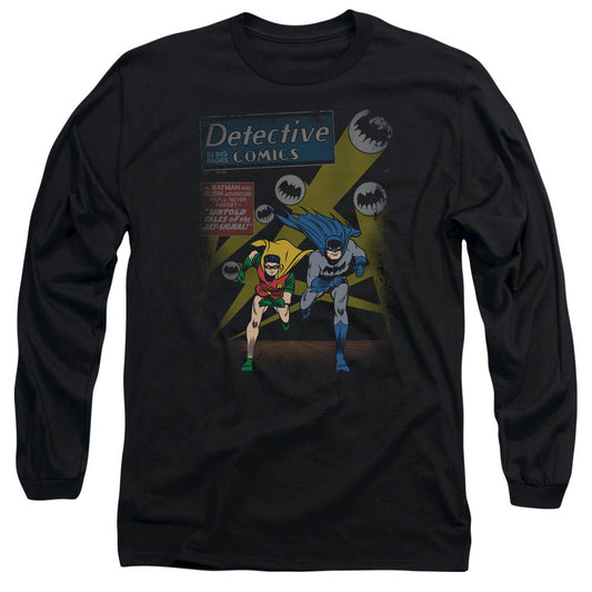 Batman Dynamic Duo Mens Long Sleeve Shirt Black Officially Licensed