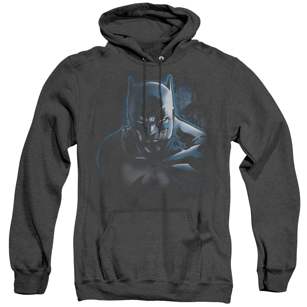 Batman Dont Mess With The Bat Heather Mens Hoodie Black Officially Licensed
