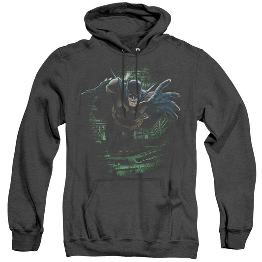 Batman Surprise Heather Mens Hoodie Black Officially Licensed