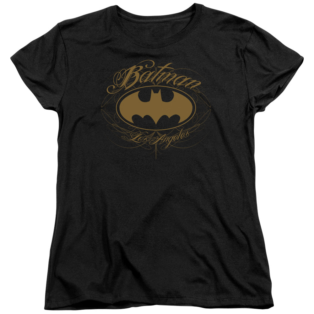 Batman Batman La Womens T Shirt Black Officially Licensed