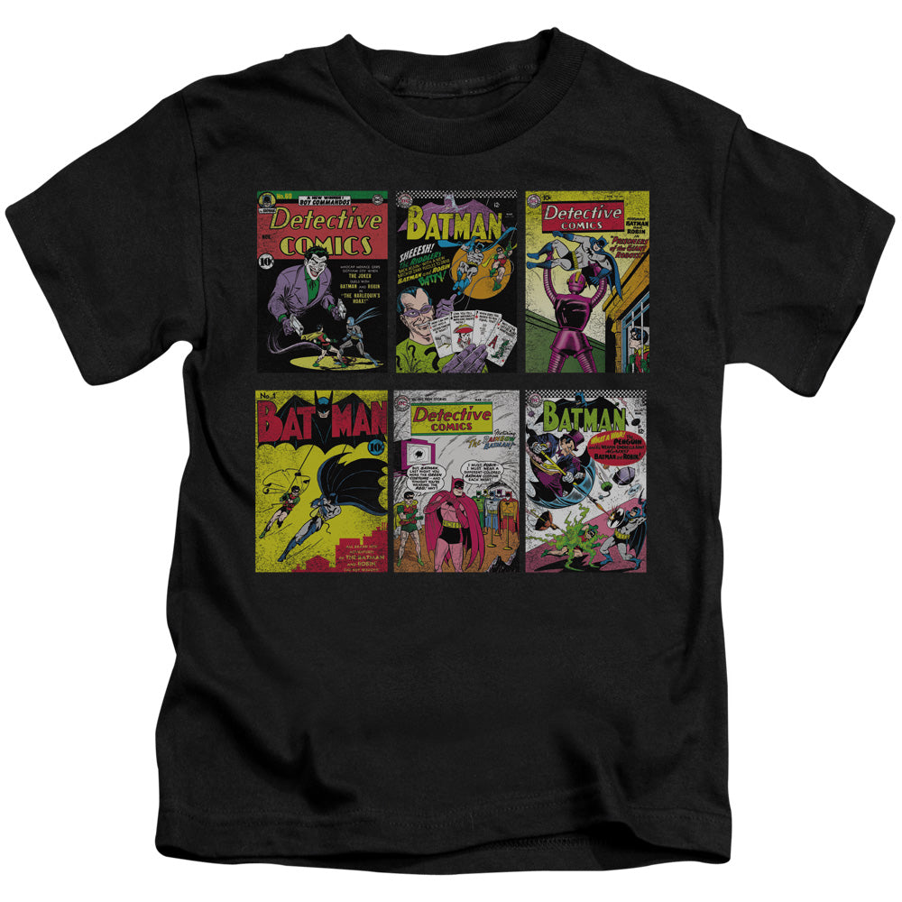 Batman Bm Covers Juvenile Kids Youth T Shirt Black Officially Licensed