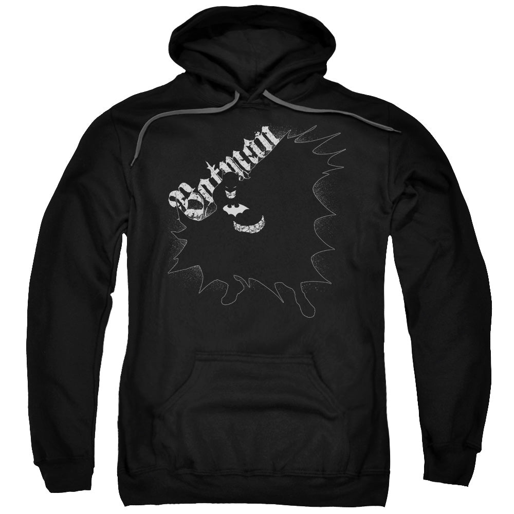 Batman Darkness Mens Hoodie Black Officially Licensed