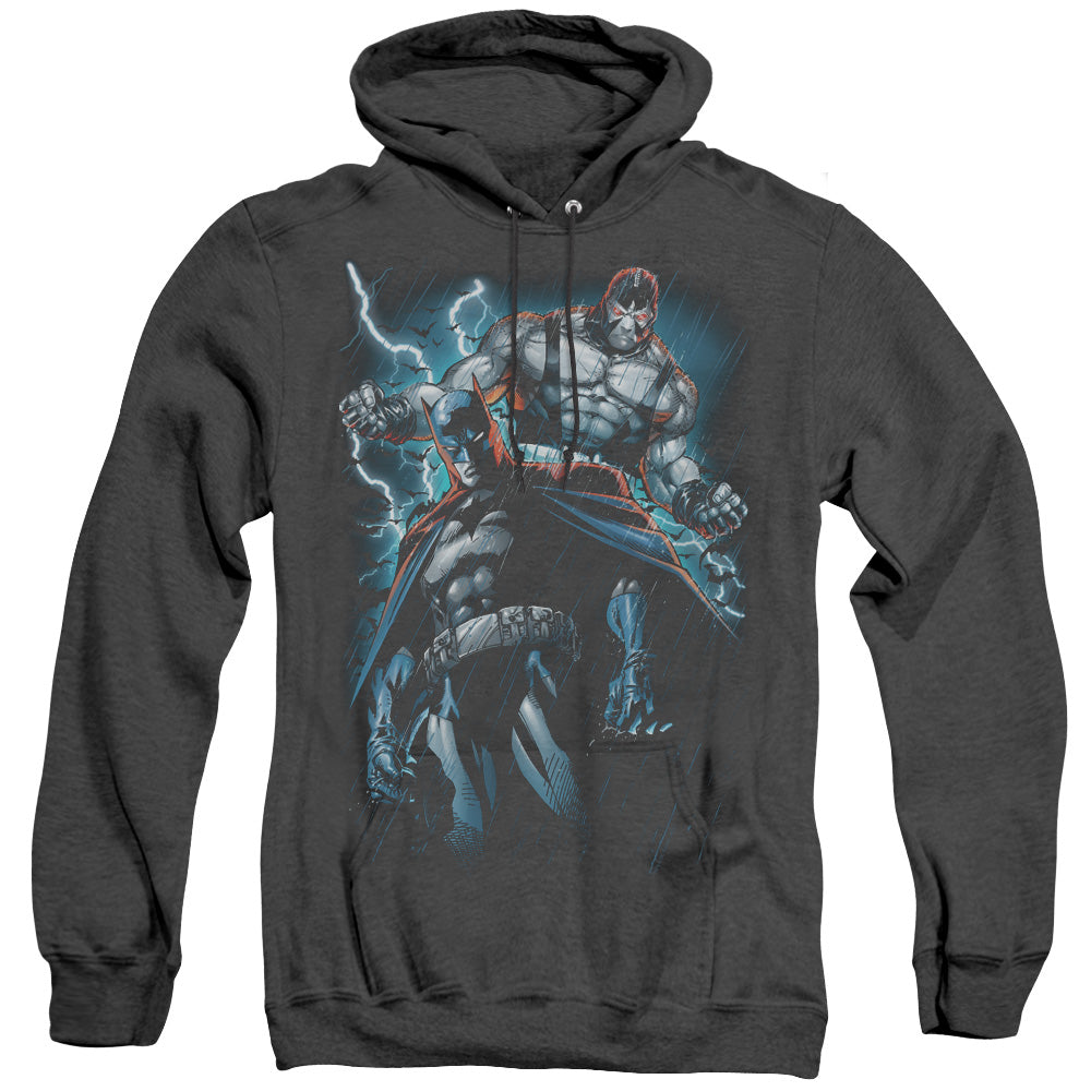 Batman Evil Rising Heather Mens Hoodie Black Officially Licensed