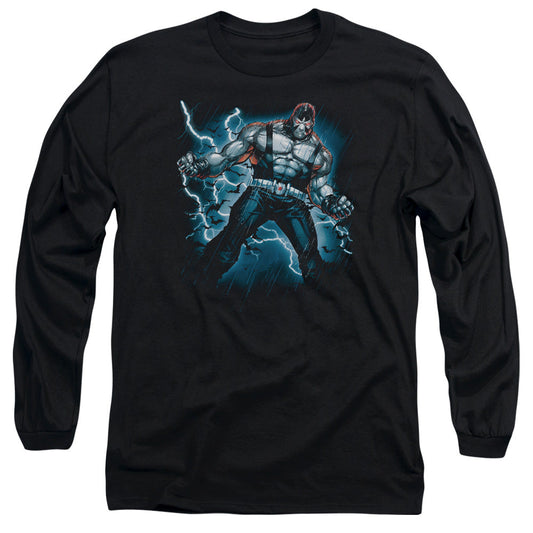 Batman Stormy Bane Mens Long Sleeve Shirt Black Officially Licensed