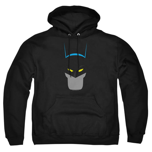 Batman Simplified Mens Hoodie Black Officially Licensed