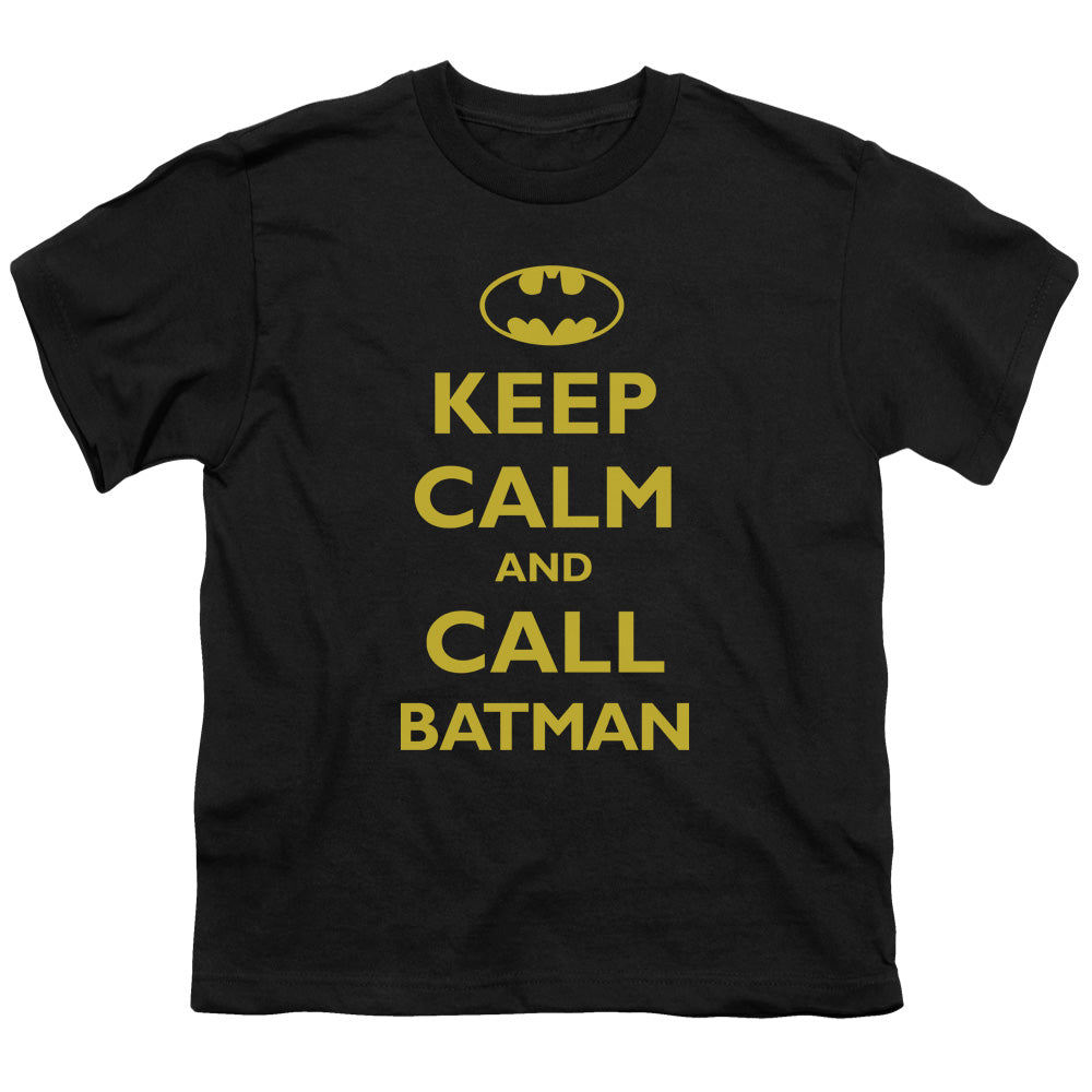 Batman Call Batman Kids Youth T Shirt Black Officially Licensed