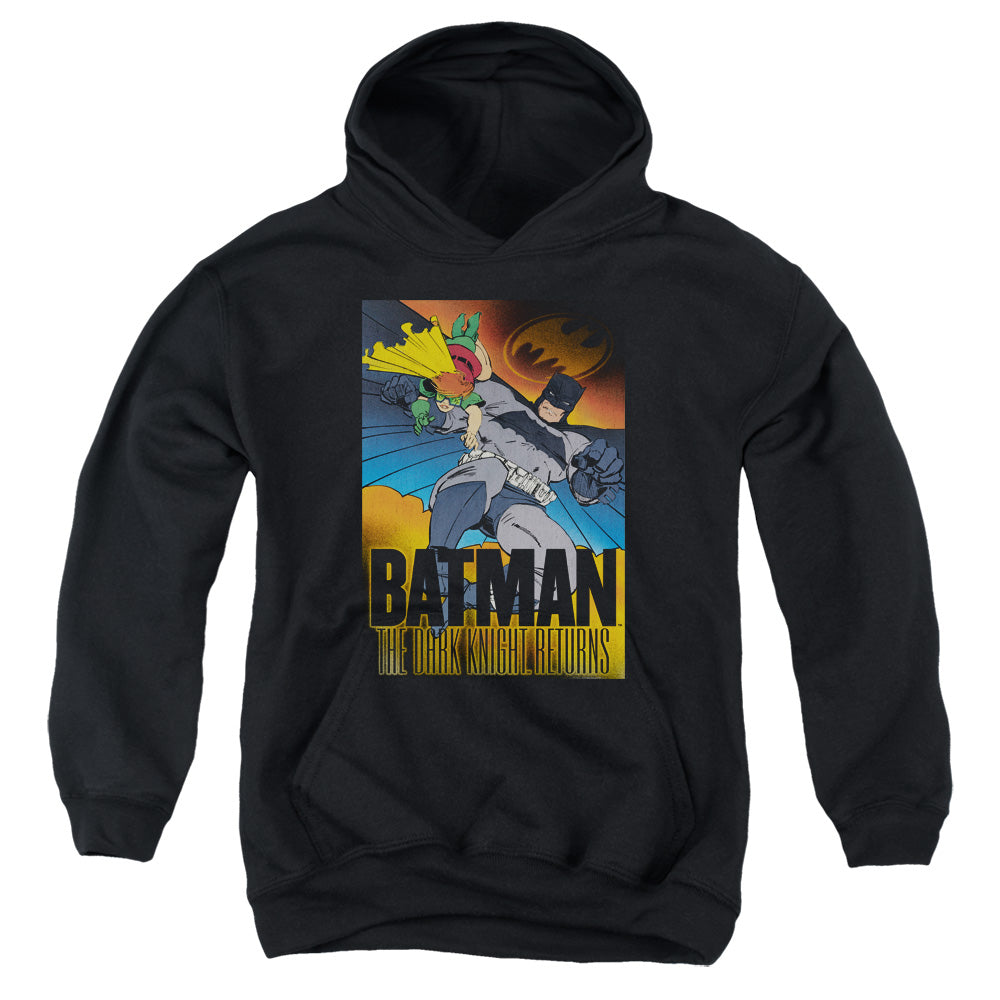 Batman Dk Returns Kids Youth Hoodie Black Officially Licensed