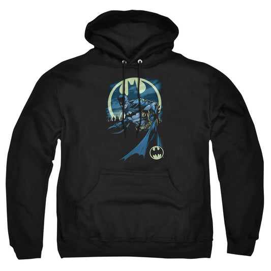 Batman Heed The Call Mens Hoodie Black Officially Licensed