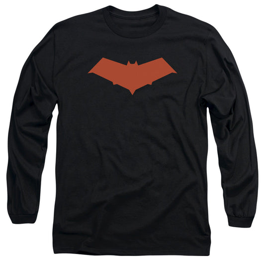 Batman Red Hood Mens Long Sleeve Shirt Black Officially Licensed