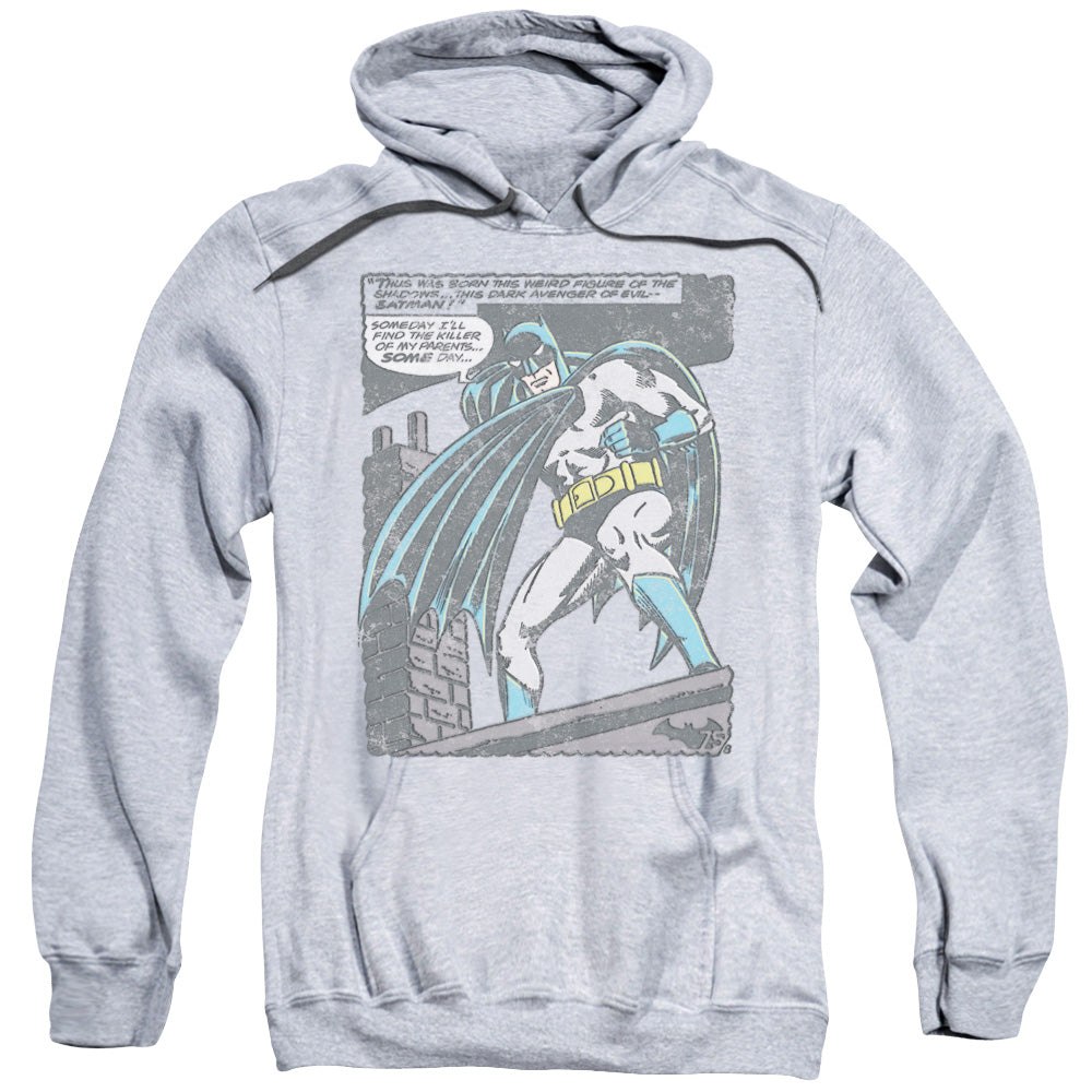 Batman Bat Origins Mens Hoodie Athletic Heather Officially Licensed