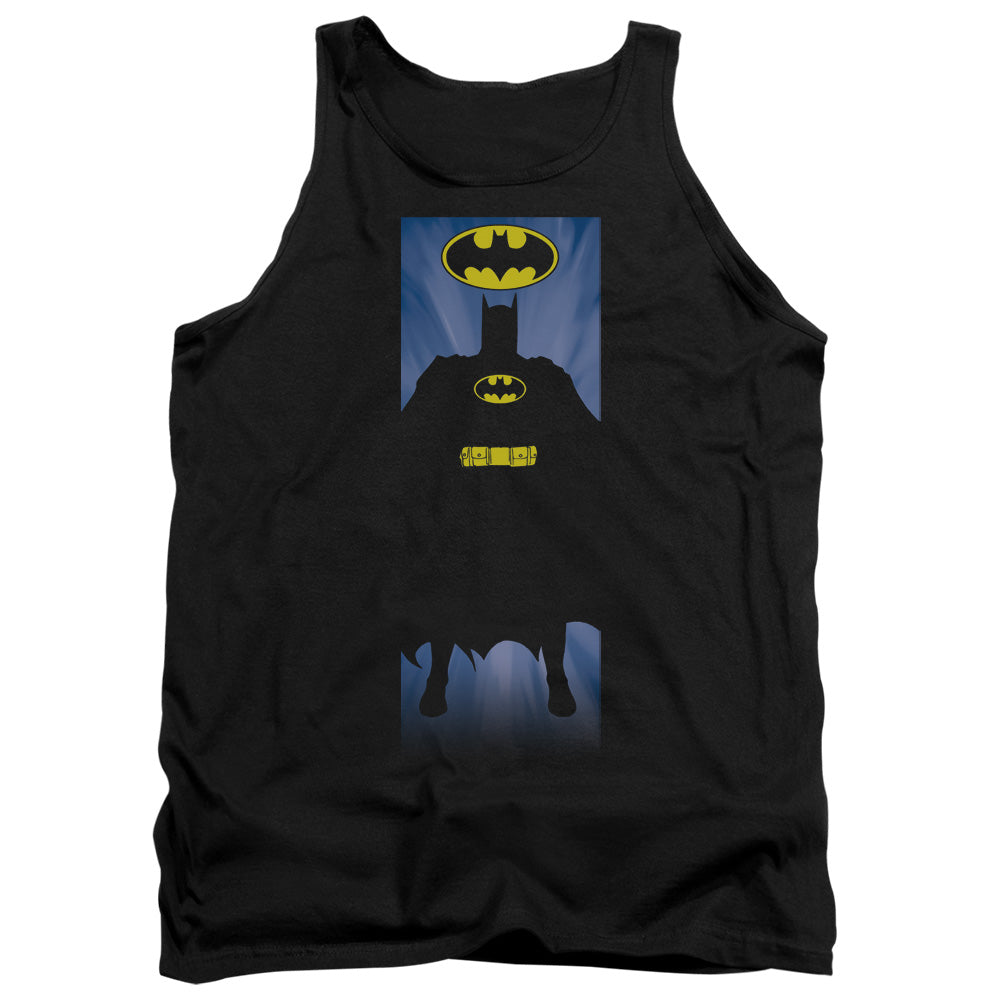 Batman Batman Block Mens Tank Top Shirt Black Officially Licensed