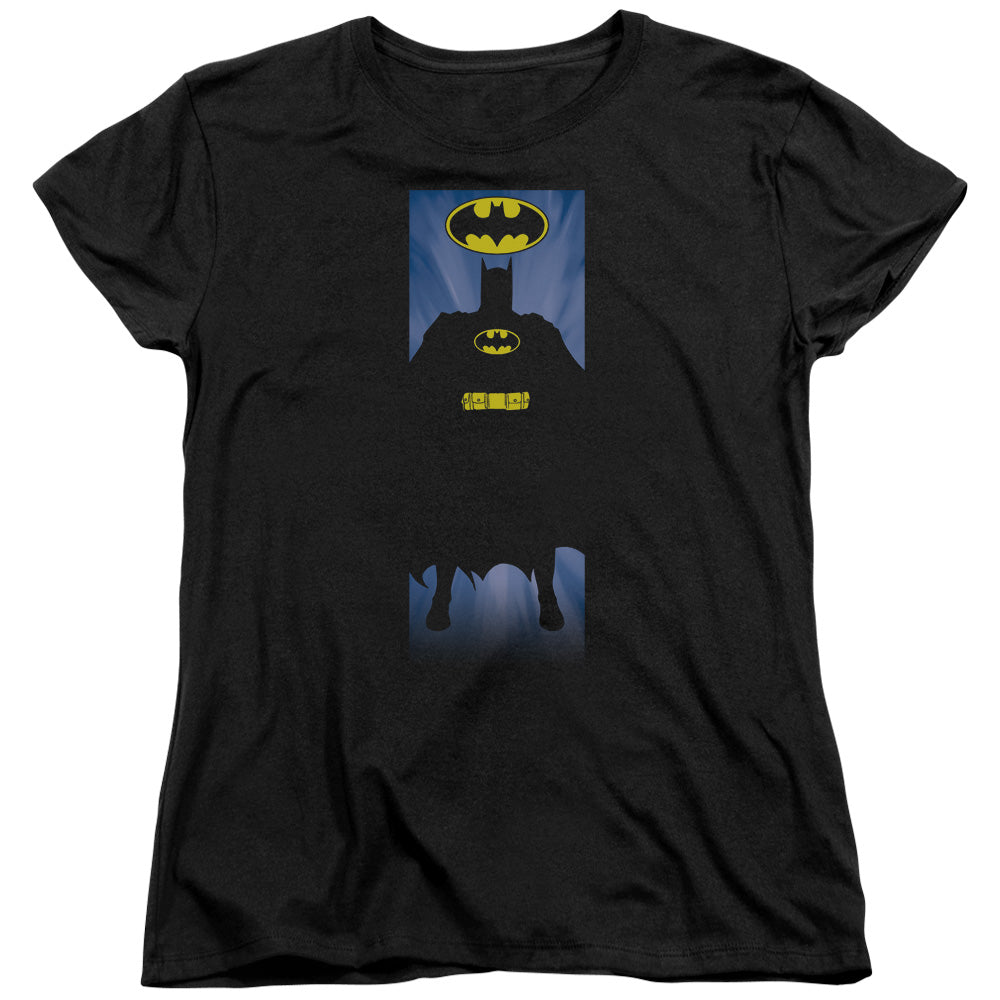 Batman Batman Block Womens T Shirt Black Officially Licensed