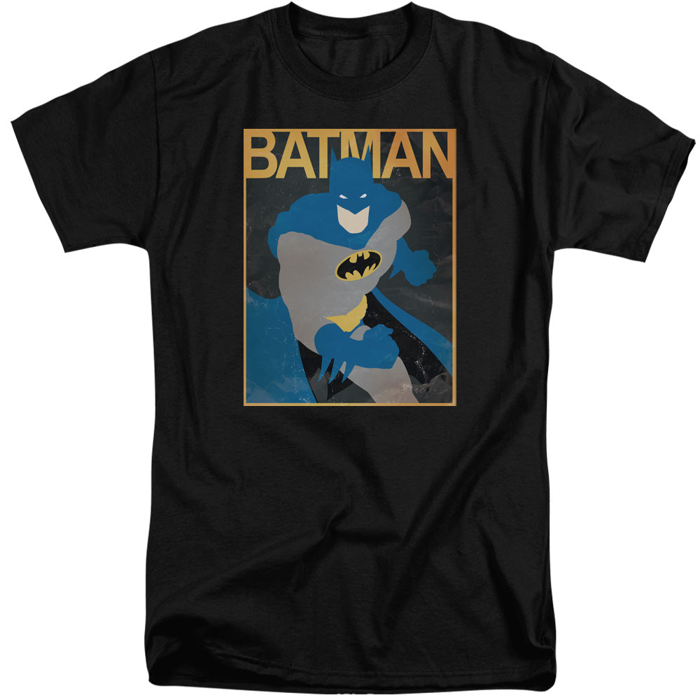 Batman Simple Bm Poster Mens Tall T Shirt Black Officially Licensed
