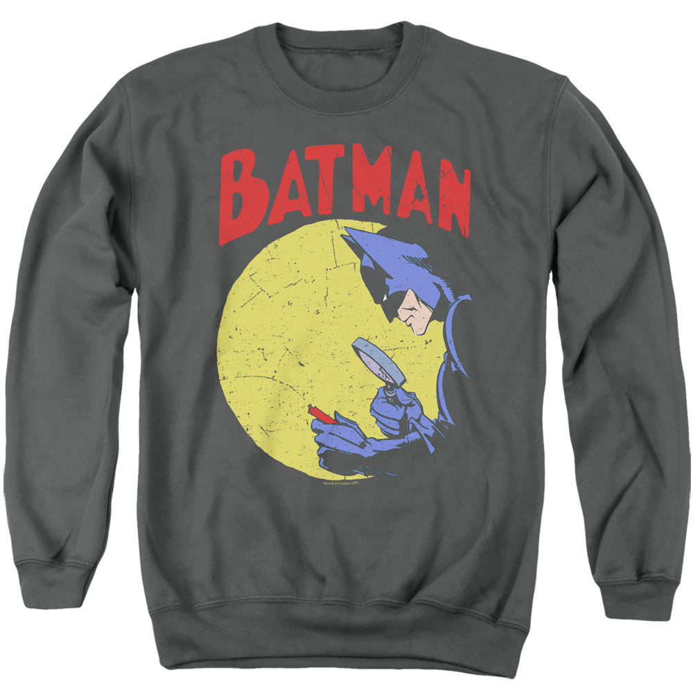 Batman Detective 75 Mens Crewneck Sweatshirt Charcoal