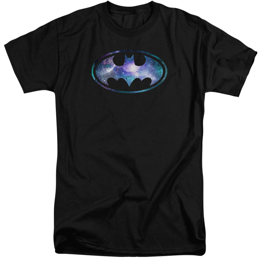 Batman Galaxy 2 Signal Mens Tall T Shirt Black Officially Licensed