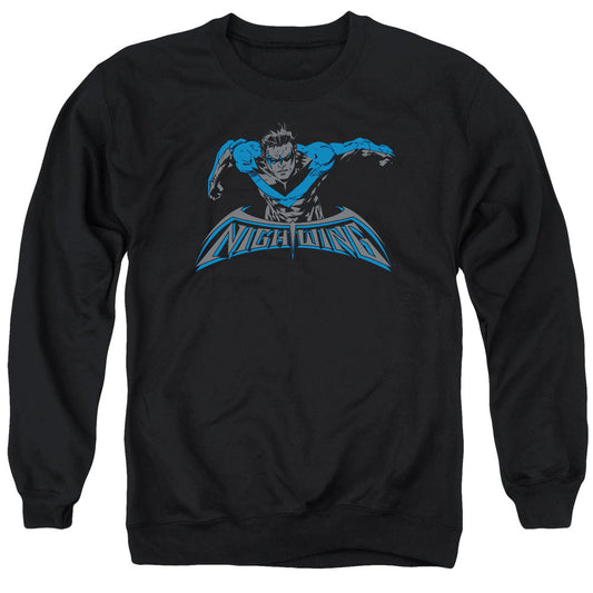 Batman Wing Of The Night Mens Crewneck Sweatshirt Black