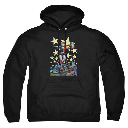 Batman Hammer Time Mens Hoodie Black Officially Licensed