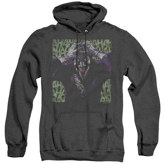 Batman Insanity Heather Mens Hoodie Black Officially Licensed