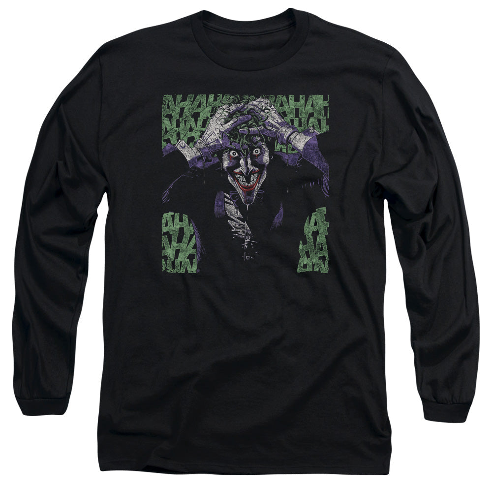 Batman Insanity Mens Long Sleeve Shirt Black Officially Licensed