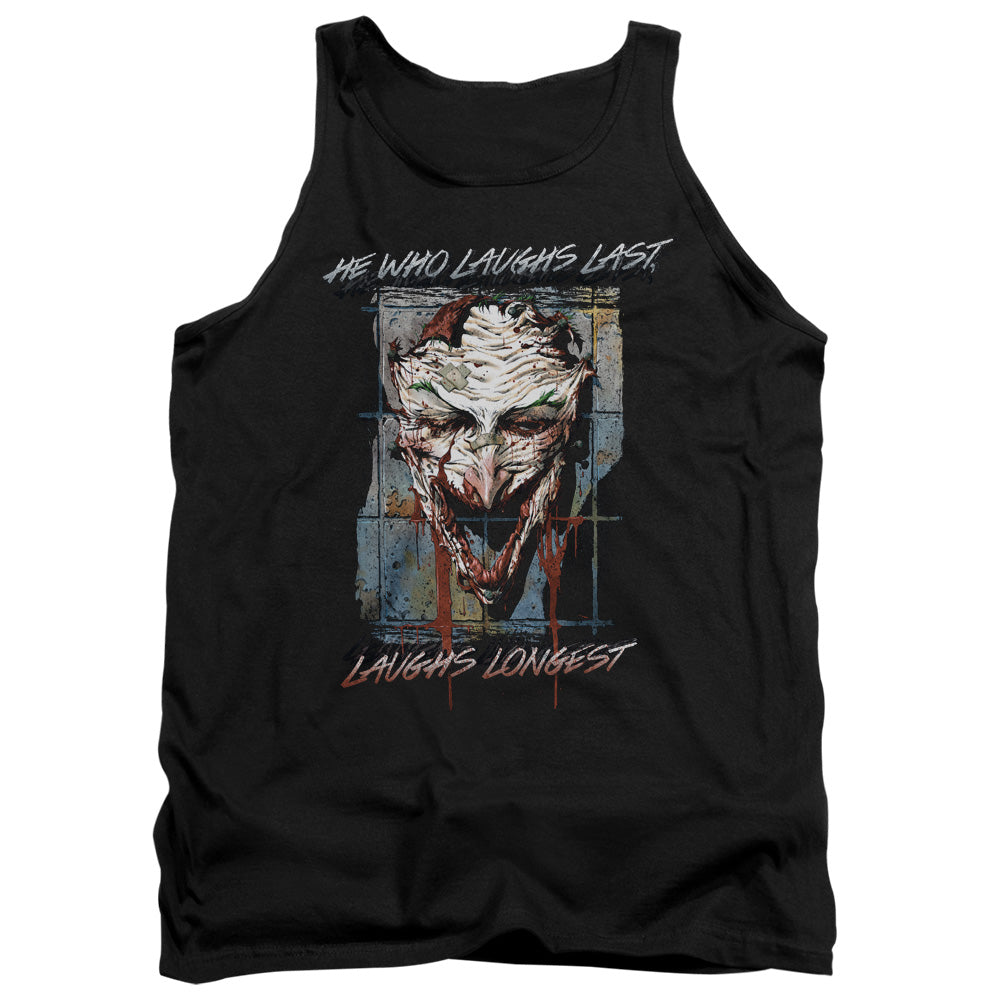 Batman Just For Laughs Mens Tank Top Shirt Black Officially Licensed