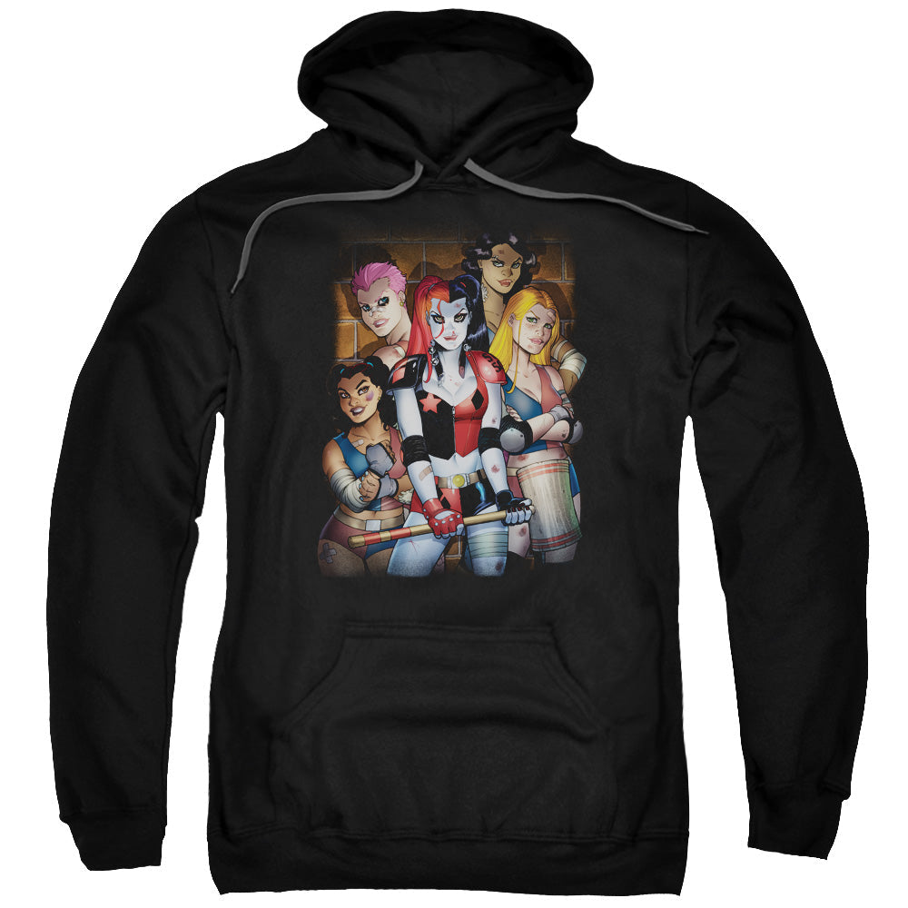 Batman Bad Girls Mens Hoodie Black Officially Licensed