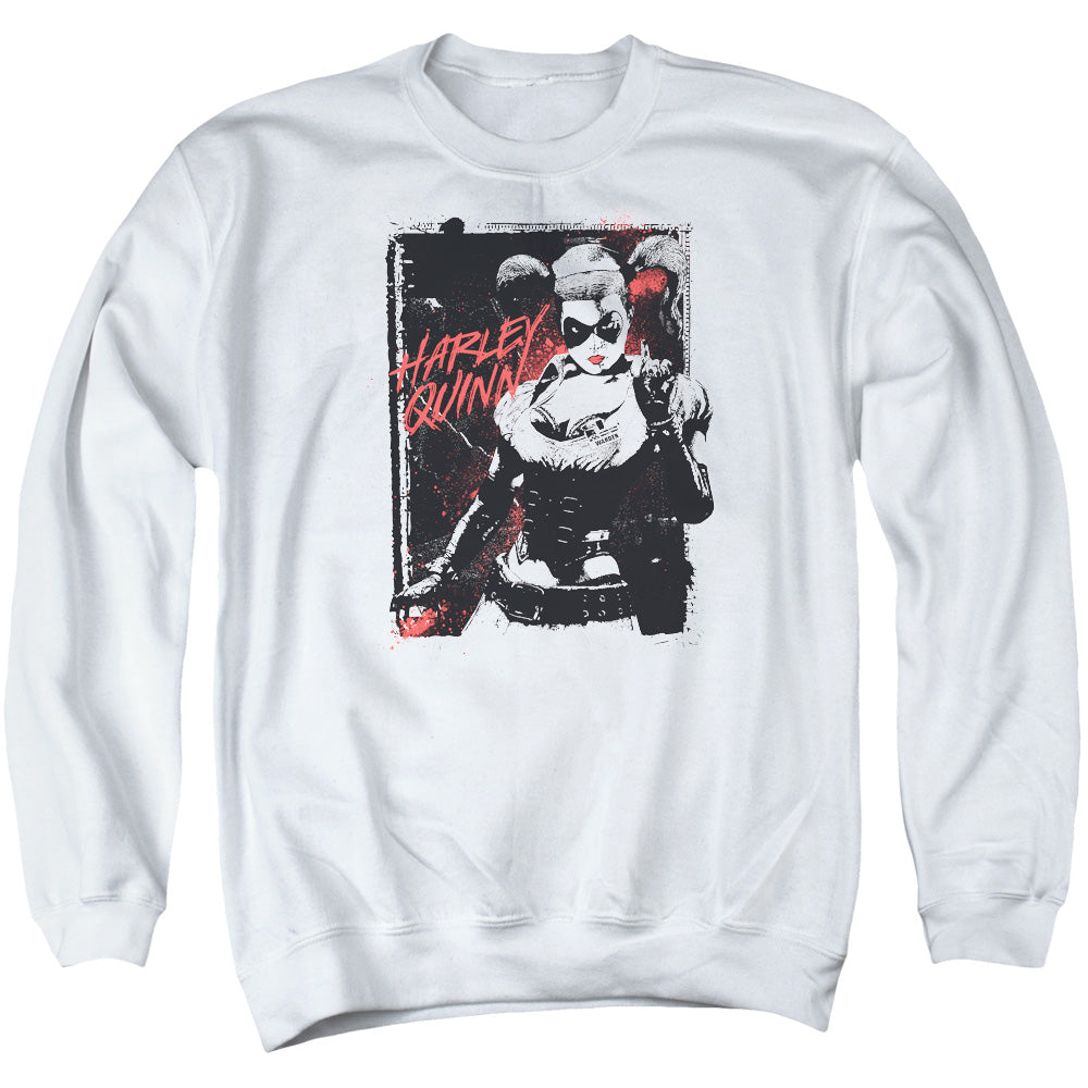 Batman House Call Mens Crewneck Sweatshirt White