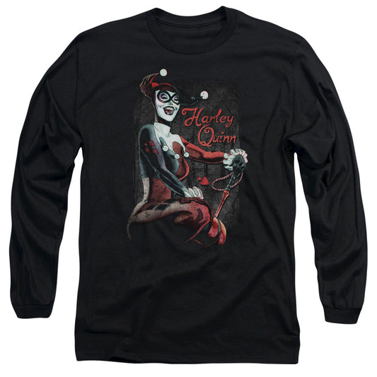 Batman Laugh It Up Mens Long Sleeve Shirt Black Officially Licensed