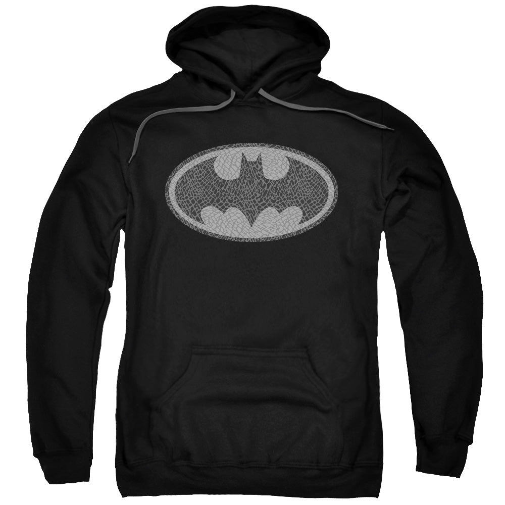Batman Elephant Signal Mens Hoodie Black Officially Licensed